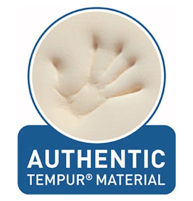 материал Tempur прекрасно держит форму и повторяет очертания тела.