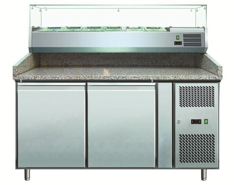 Холодильник рабочий стол для пиццы GASTRORAG  PZ 2600 TN/VRX 1500/380