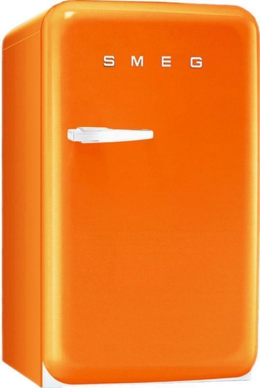 Минибар отдельно стоящий,40 л, оранжевый,SMEG FAB5RO