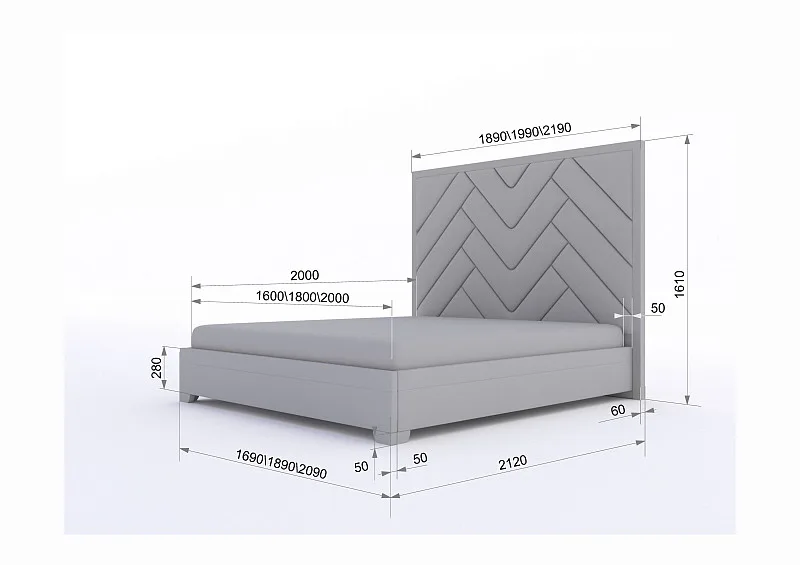 Кровать Шеврон Кровать Шеврон