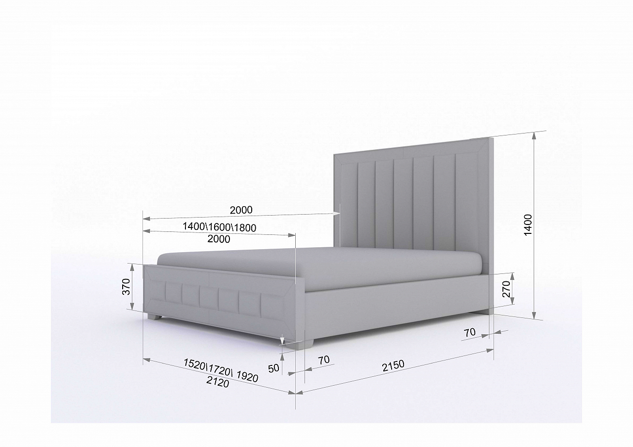 размеры двуспальной кровати стандарт с матрасом